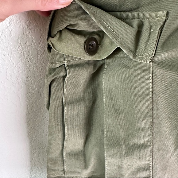 NILI LOTAN CARGO FRENCH MILITARY PANT in Khaki Green SZ US 4 - Picture 5 of 9